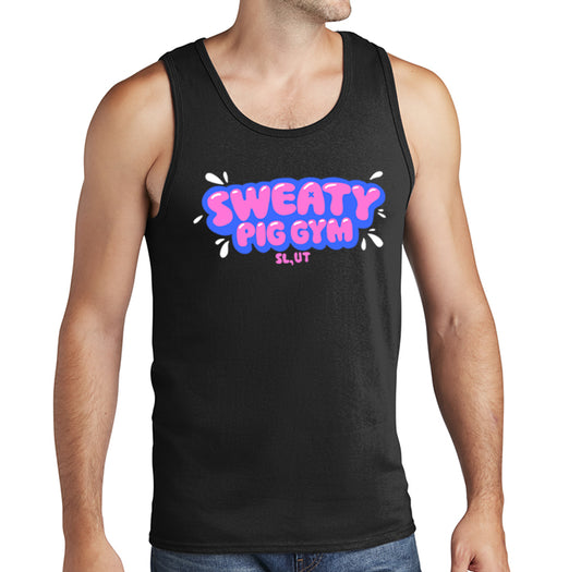 Bubble Gum Tank Top - Black